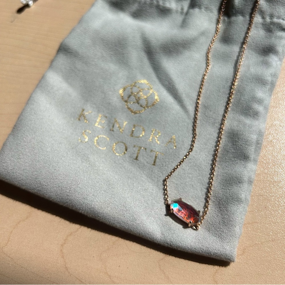 WITH POUCH Kendra Scott Ever Necklace